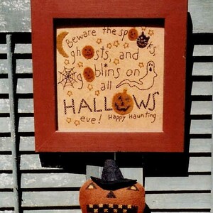 Pumpkin Doll Sewing Pattern: Primitive Halloween Decor (PDF Download)