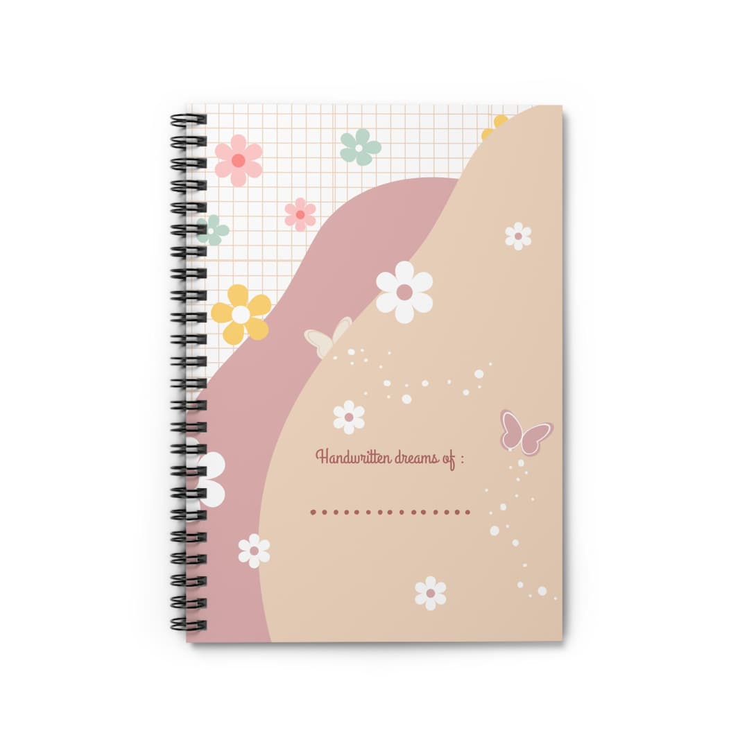 Spiral Notebook - Ruled Line - Etsy
