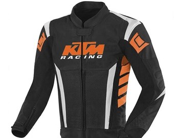 Chaqueta de moto hecha a mano / Chaqueta de cuero personalizada para motociclistas / Equipamiento para motociclistas de deportes de motor