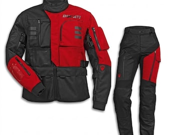 Conjunto de chaqueta y pantalón Fabric Explorer Tour C5 / Conjunto completo para hombre y mujer, impermeable con certificación CE / Equipamiento para motociclistas