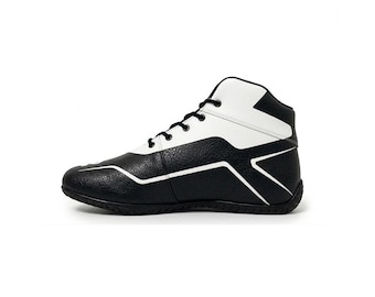 Conjunto de zapatos y guantes de carreras personalizados hechos a mano / Equipamiento para karting y deportes de motor
