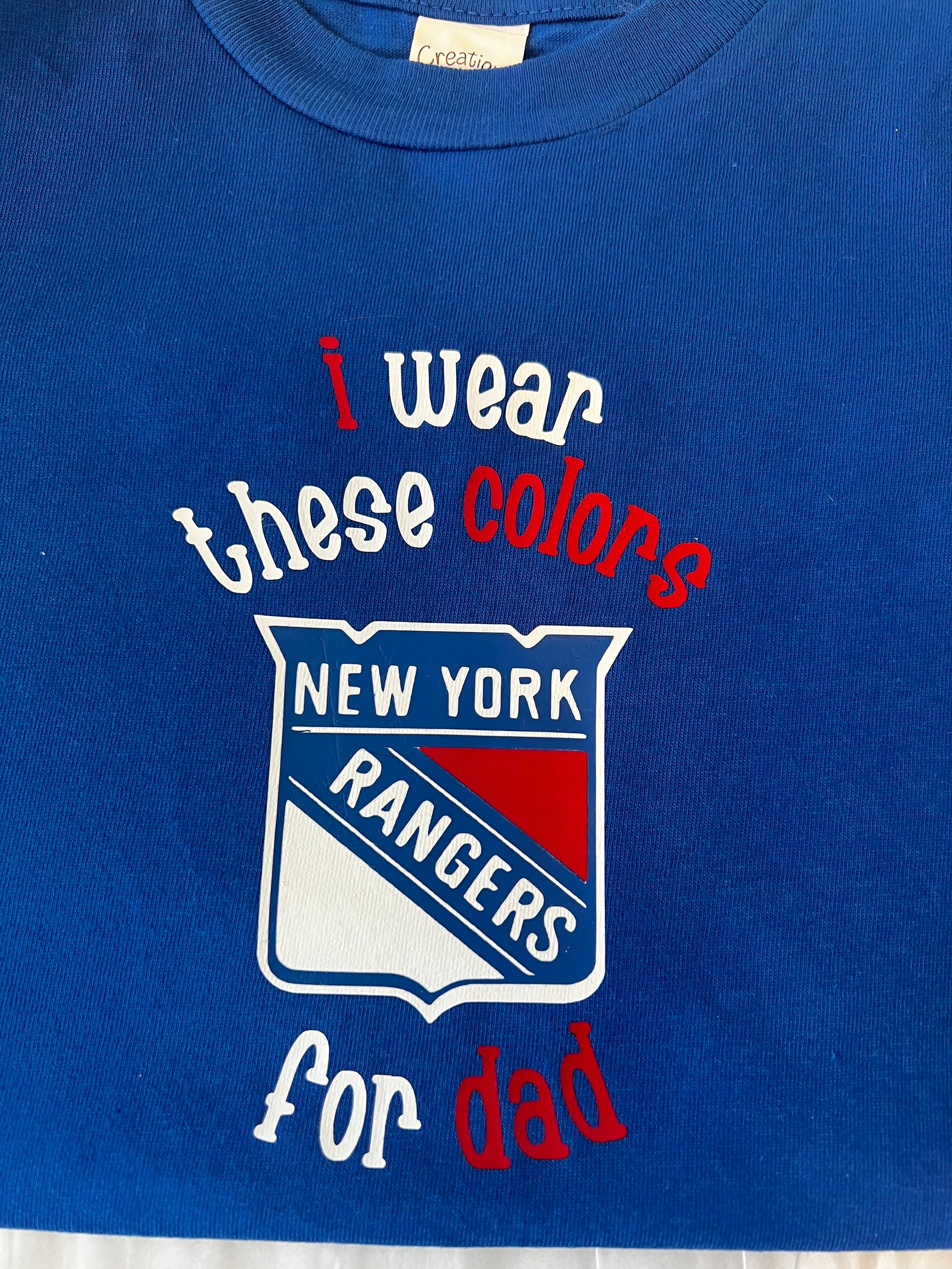 New York Rangers With My Grandma Shirt or Bodysuit 