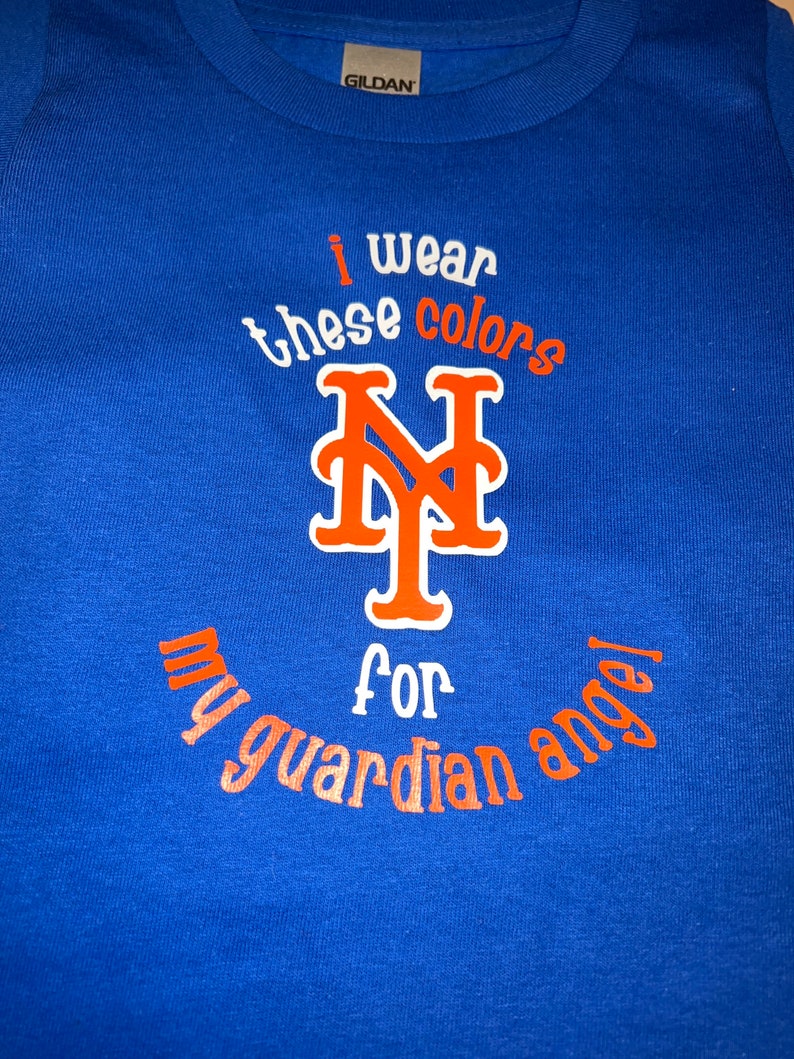 Personalized baby baseball one piece creeper or tshirt Daddy's boy grandpa Mets New York image 4