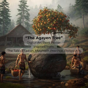Philippine Folklore Inspired |"The Agayen Tree" | Digital Art Painting Poster