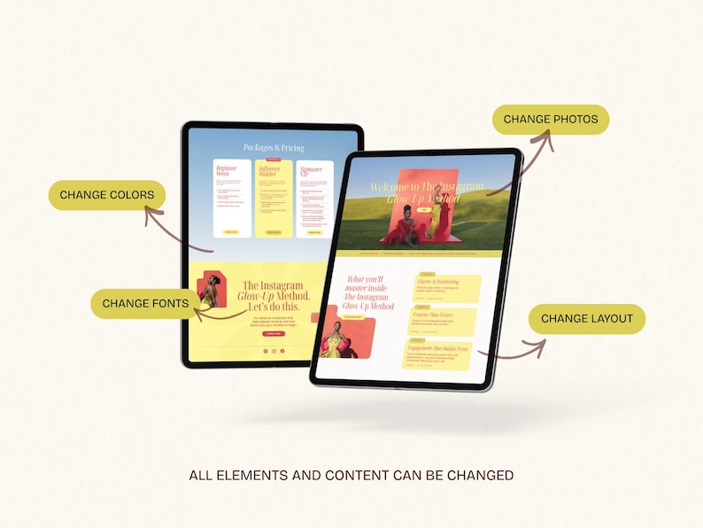 Mini Canva Sales Page Template for Course Creators | One-Page Conversion Layout | Instant Download image 5