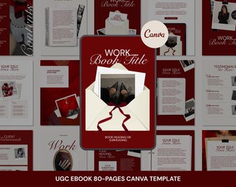 Canva eBook Template for UGC creators and Coaches | Lead Magnet, Mini Guide & Email Freebie