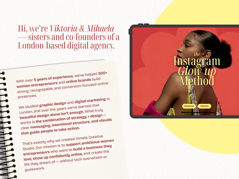 Mini Canva Sales Page Template for Course Creators | One-Page Conversion Layout | Instant Download image 12