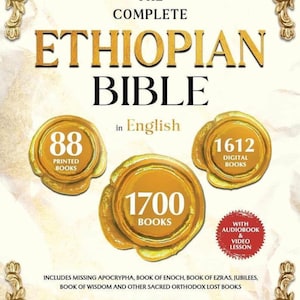 The Complete Ethiopian Bible in English – Illustrated Hardcover with Apocrypha, Enoch, Jubilees & Lost Books