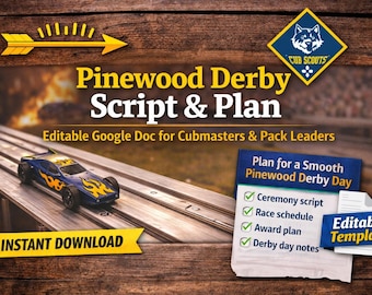 Kit de recursos para el Pinewood Derby