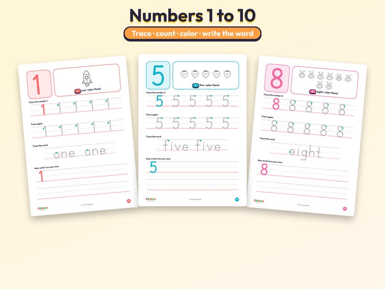My Big Tracing Book — Lines, Letters & Numbers — sample page 4