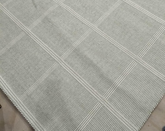 Modern Flatweave Wool Rug, Handmade Soft Area Carpet, Contemporary Living Room Bedroom Decor, FATMACARPET