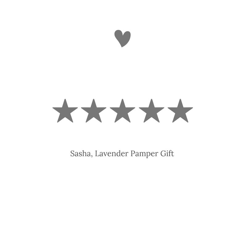 Lavender Bath Gift Set Relaxing Pamper Gift Stress Relief Etsy