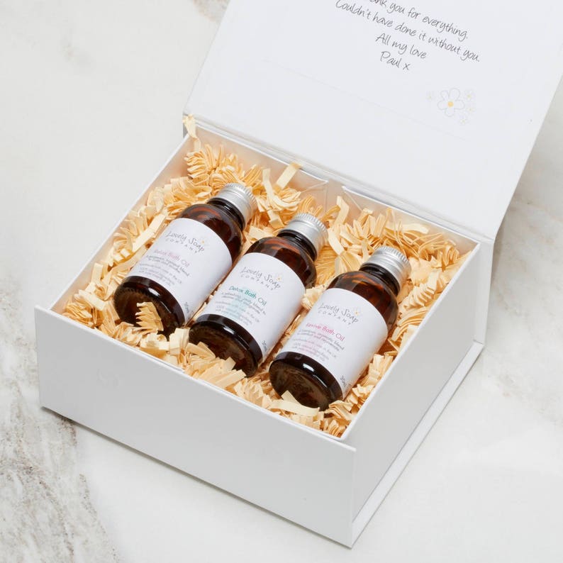 Bath Oil Gift Set Aromatherapy Bath Oils Self Care Gift Etsy