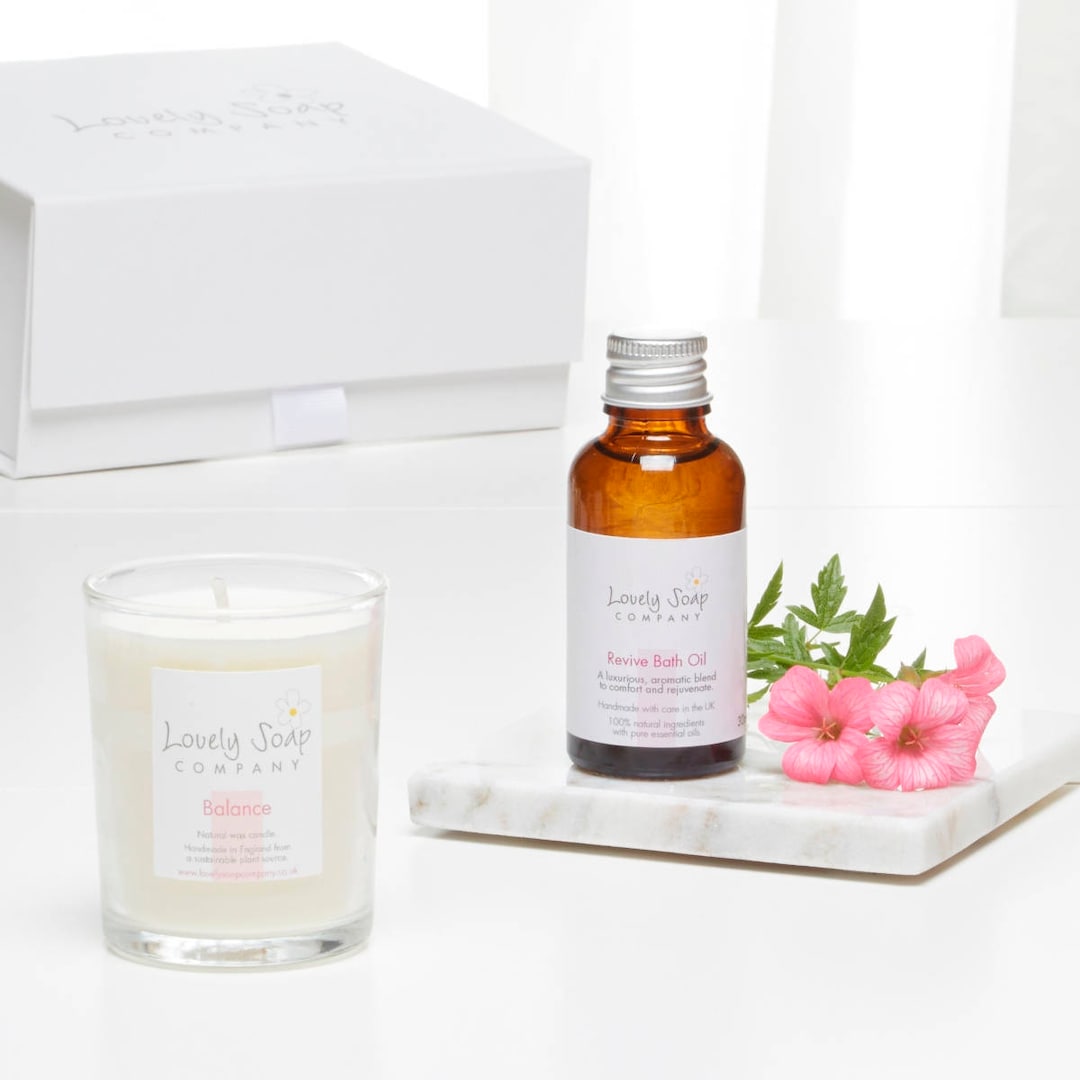 Relaxing Bath Gift Bath Oil Gift Set Aromatherapy Bath Etsy UK