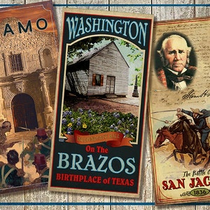History of Texas Print Independence Day