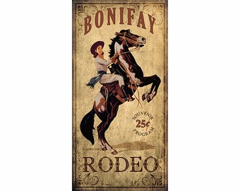 Poster of Rodeo Cowgirl, Bonifay.