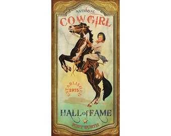 National Cowgirl Hall of Fame Poster