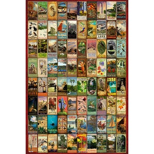 Poster of All of the Texas State Parks.