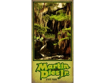 Martin Dies, Jr. State Park, Texas State Park Poster