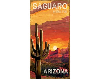 Saguaro National Park Poster, Arizona
