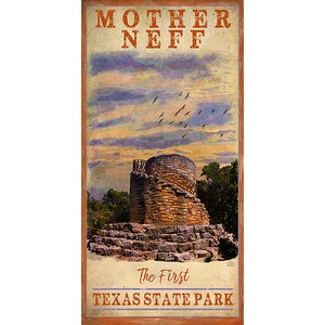 Poster of Mother Neff State Park, First State Park in Texas, Hiking, Texas Hiking Trails