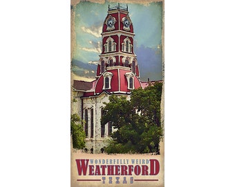 Weatherford Texas Poster