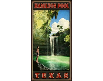 Poster of Hamilton Pool Preserve Texas
