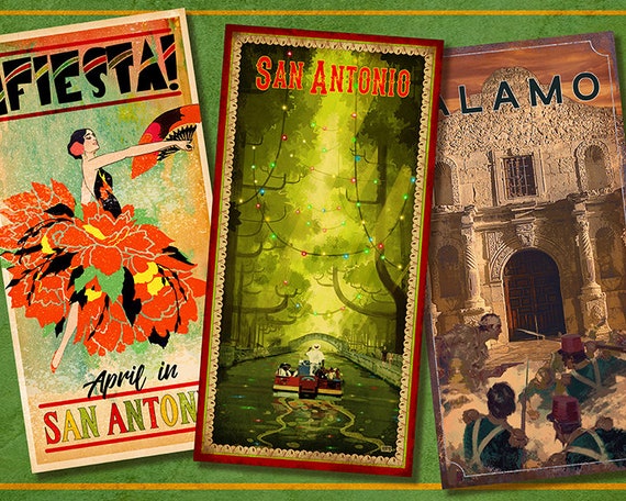 Memories of San Antonio Poster, San Antonio Ruby City
