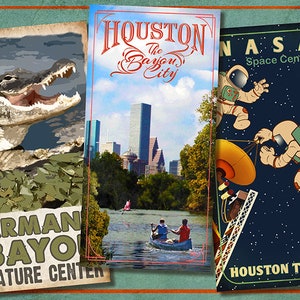 Poster Memories of Houston, Texas