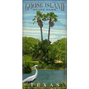 Poster of Goose Island State Park, Texas Great for Bird Watching