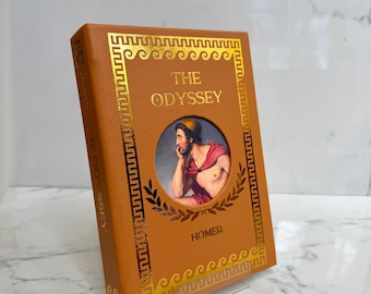 The Odyssey by Homer - Handmade Hardcover Book Rebind