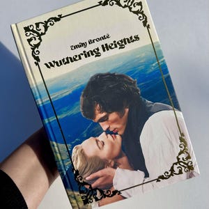 Wuthering Heights by Emily Brontë - Handmade Hardcover Book Rebind image 1