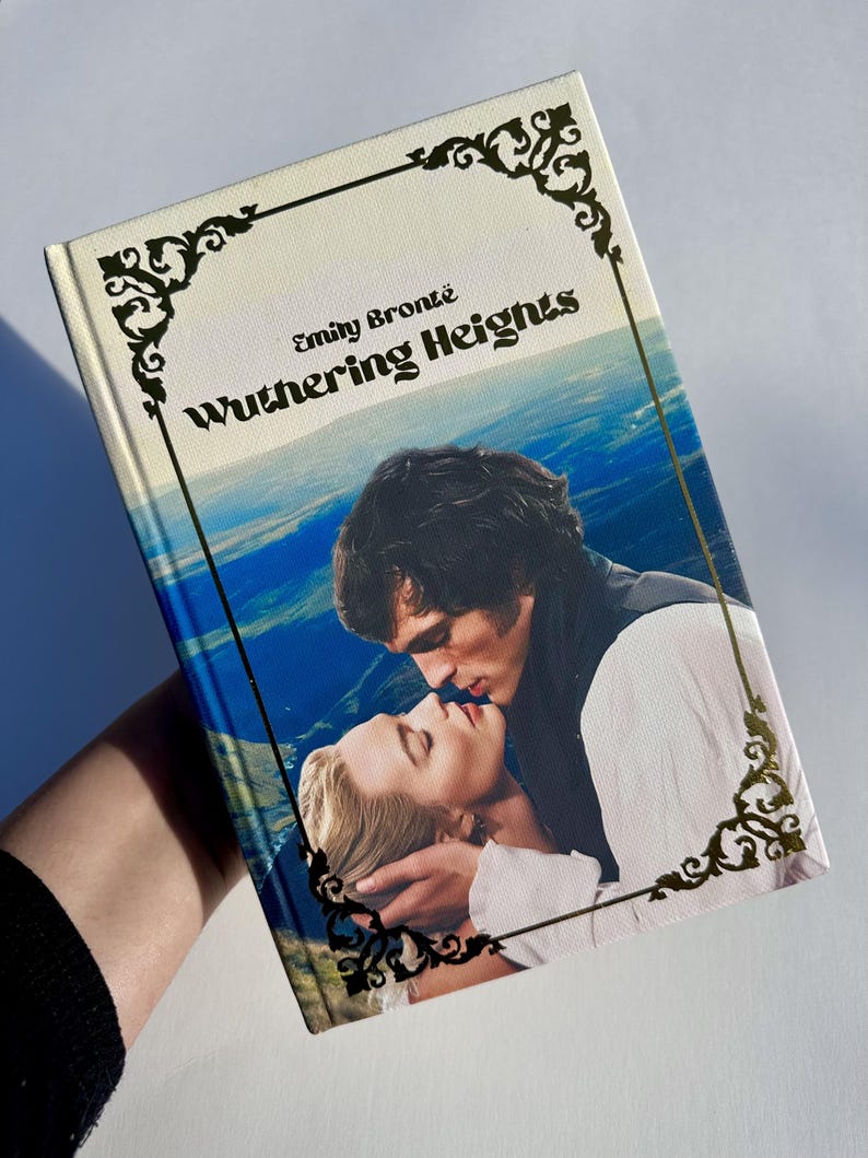 Wuthering Heights by Emily Brontë - Handmade Hardcover Book Rebind image 1