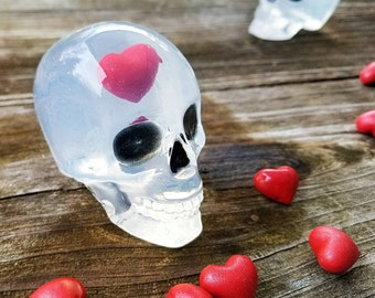 Crystal Skull Heart Toy Soap