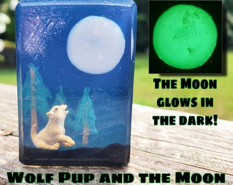 Wolf Pup and the Moon Soap