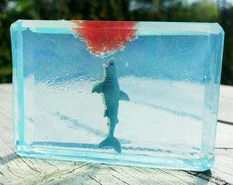 Great White Shark Toy Bar Soap