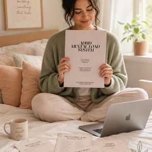 ADHD Mental Load System, Printable PDF Planner for Executive Dysfunction, Brain Dump, Decision Vault, Permission Slips, Instant Download image 2