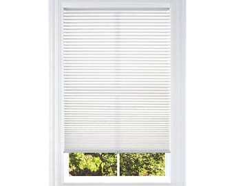 BlindsAvenue Cordless Cellular Shade 35x72 White Light Filtering