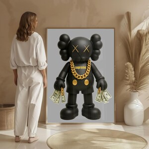 Paquete de láminas decorativas KAWS Hypebeast: Láminas decorativas Dopamine / Más de 40 pósteres de estilo streetwear (Descarga digital) imagen 10