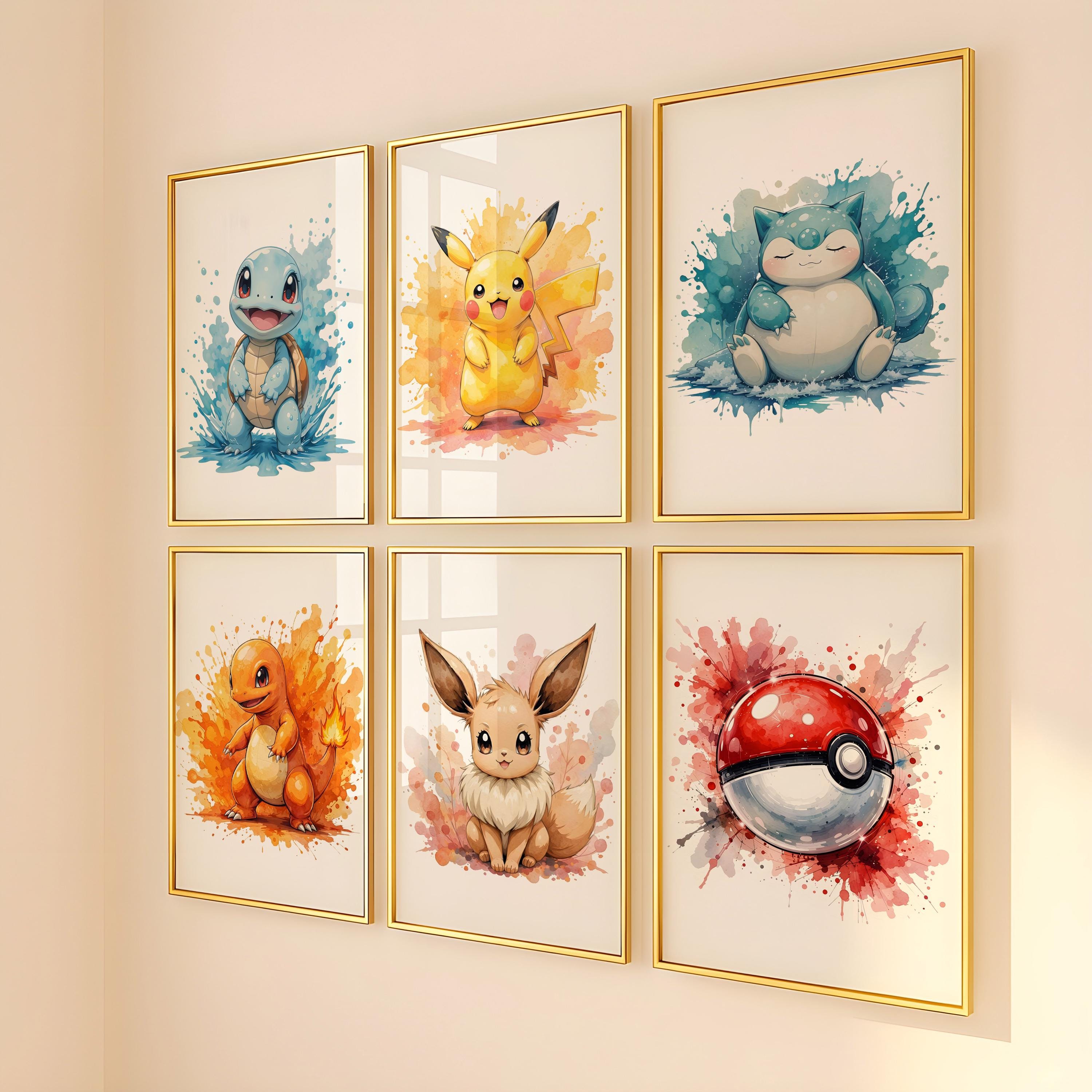 ピカチュウのポスター - Etsy 日本