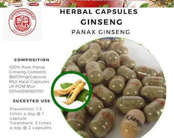 1 Box @ 60 Kapseln Traditionelle Kräuter Alle frische natürliche Kräuter Kraut WildCrafted
