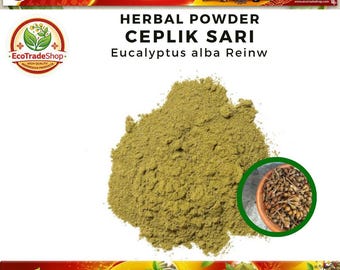 POLVO DE PURE (Eucalyptus Alba Reinw) - Especias culinarias frescas, naturales, orgánicas y recolectadas en la naturaleza.