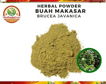 POLVO de Brucea Macassar pura (Brucea Javanica) - Especias culinarias frescas, naturales, orgánicas y silvestres.