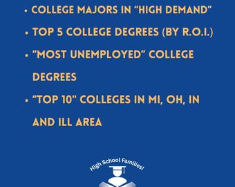 College-Abschlüsse mit hoher und geringer Nachfrage und Top 10 Colleges