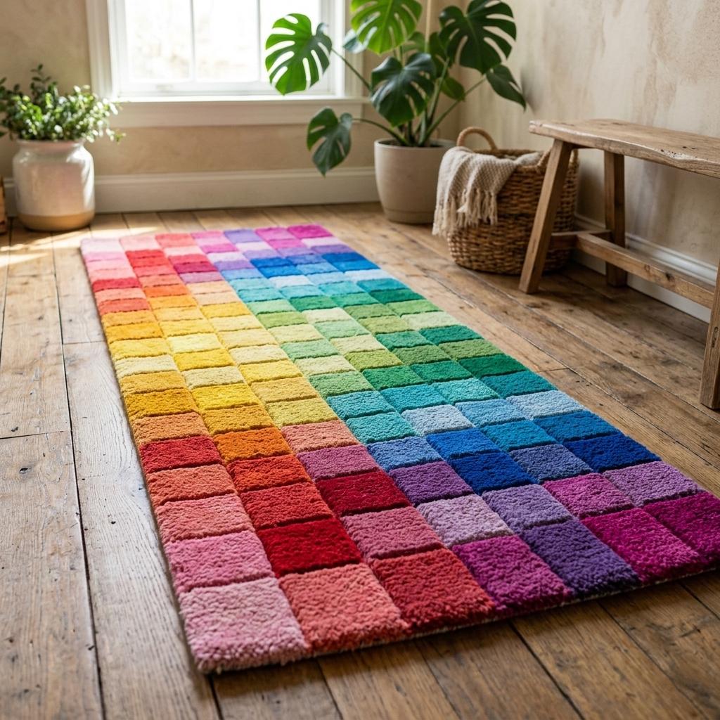 Rainbow Rug Tufting - Etsy
