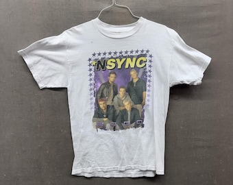 Vintage N SYNC Tour Shirt, 2000 Hawaii Concert Tee, Y2K Pop