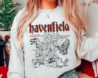 Sudadera inspirada en Havenfield, KOTLC, Keeper Of The Lost Cities Inspired, sudadera de Foxfire Academy, amante de los libros, ratón de biblioteca