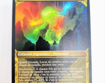 MTG Commander Deck Toucheterre Omnath Locus de Création 100 Cartes Magic EDH