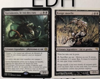 MTG Commander Deck Rats Tribal Karumonix / Ronge Moelle 100 Cartes Magic EDH