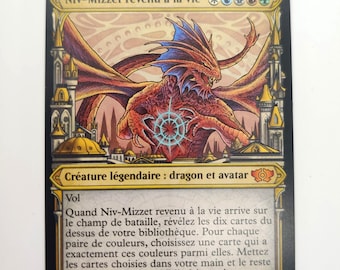 MTG Commander Deck Niv Mizzet revenu à la Vie 100 Cartes Magic EDH